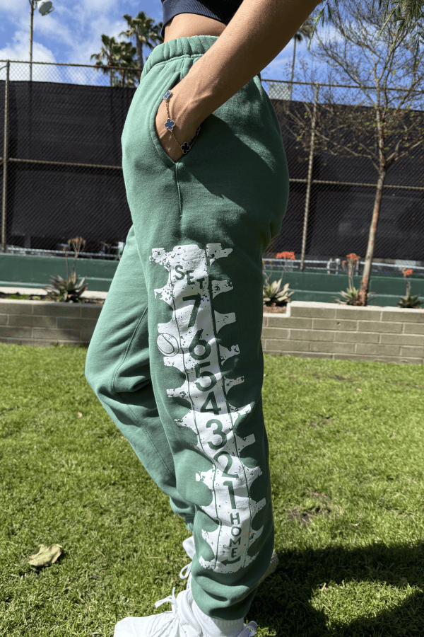 Tennis Score Tube Sweatpants