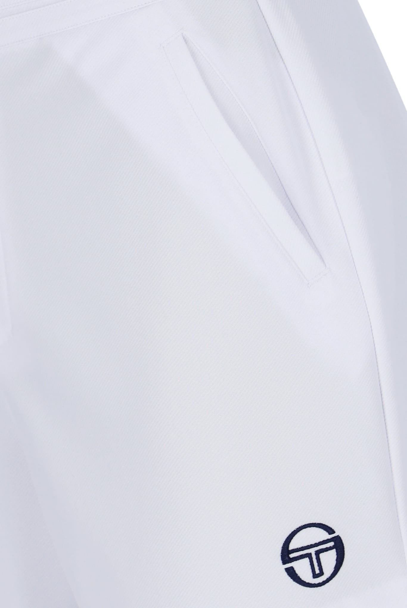 Time Tennis Shorts in White/Martime Blue