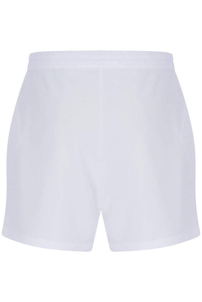 Time Tennis Shorts in White/Martime Blue