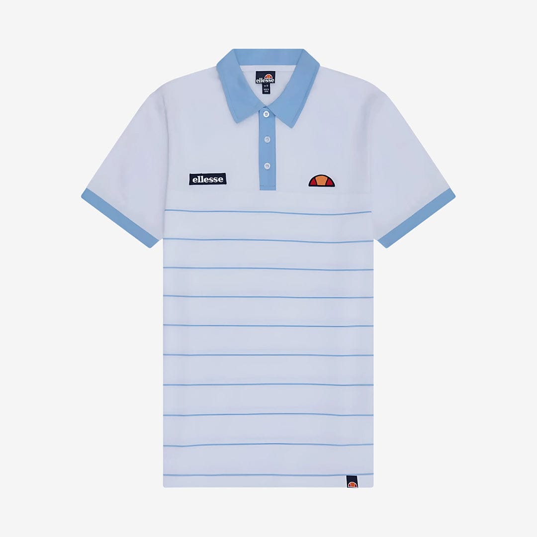 Tor Polo In White/Light Blue
