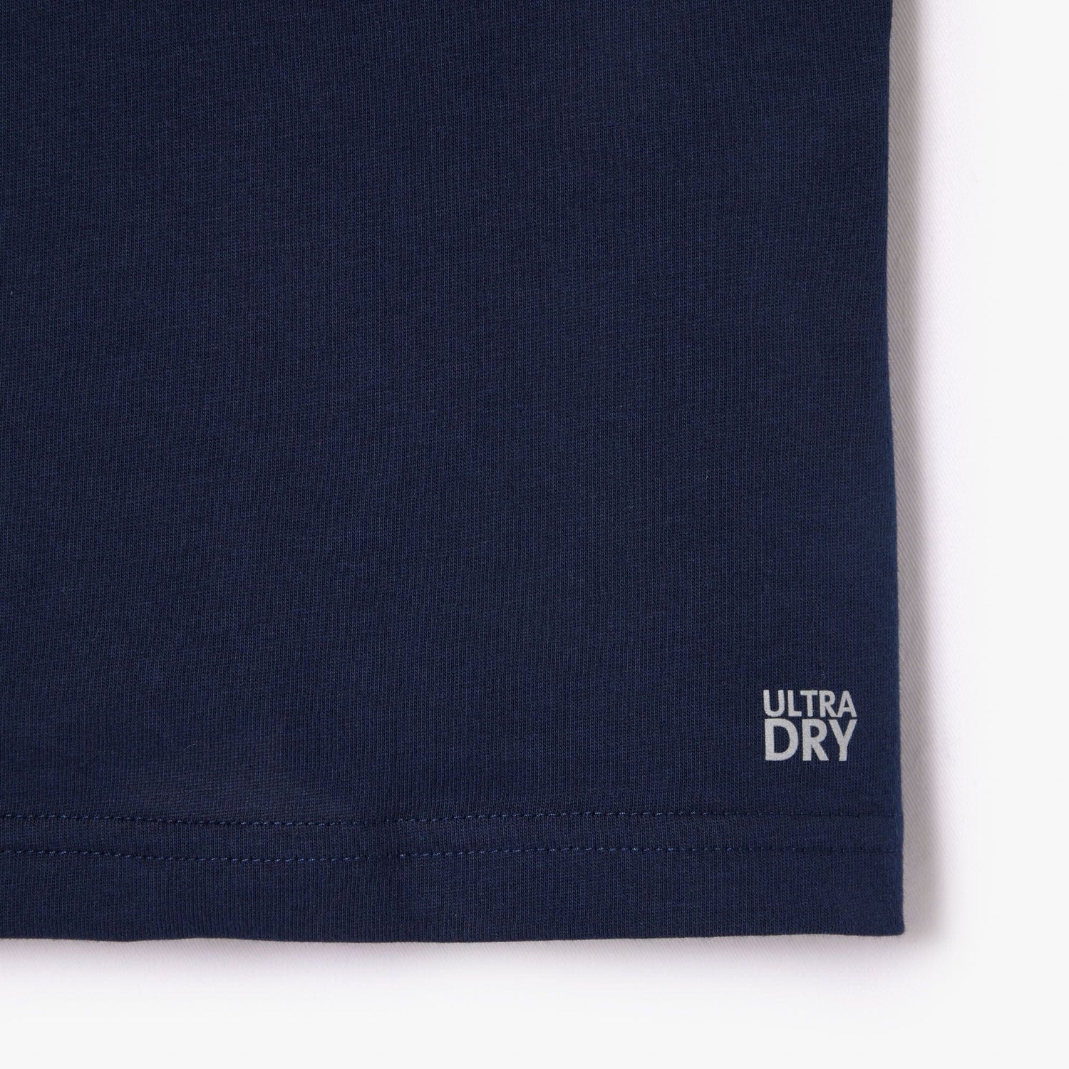 Ultra Dry Crewneck T-shirt in Blue Marine/Blanc