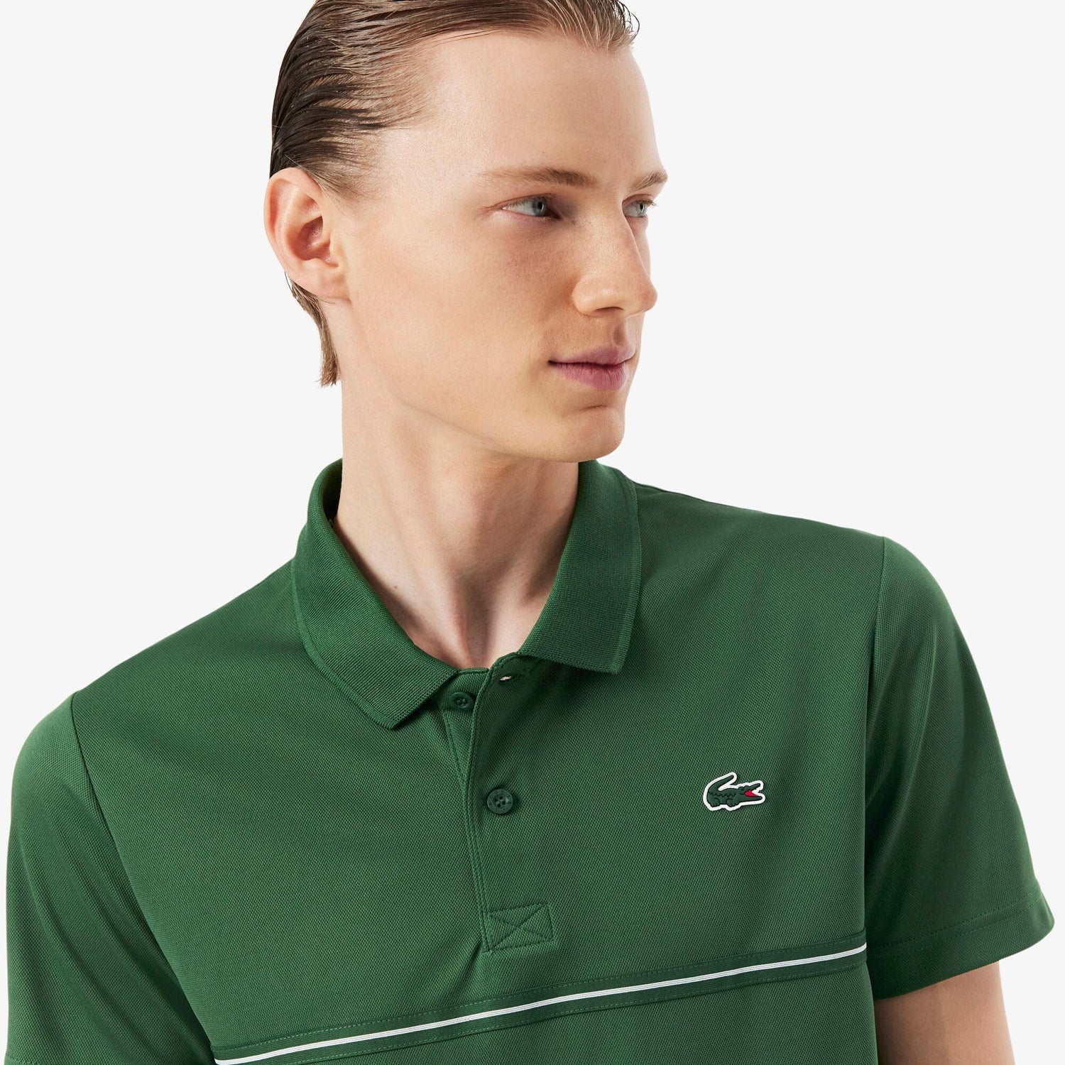 Ultra Dry Off Court Polo in Vert Green