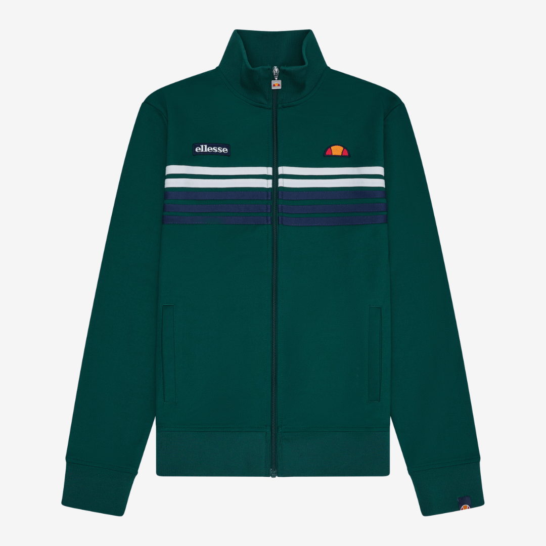 Vicenza Track Jacket in Dark Green
