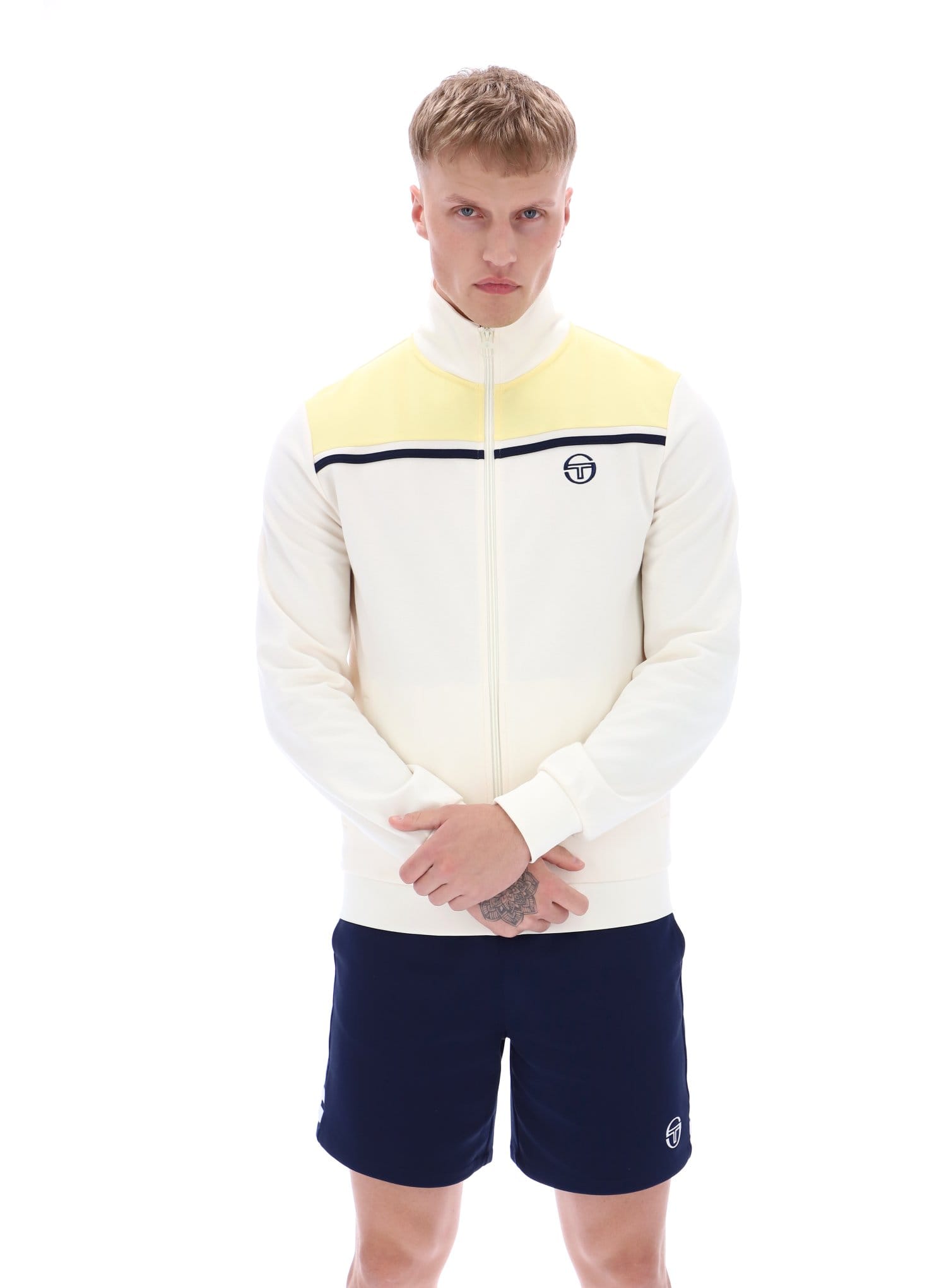 Youngline Track Top In Gardenia/Pale Banana